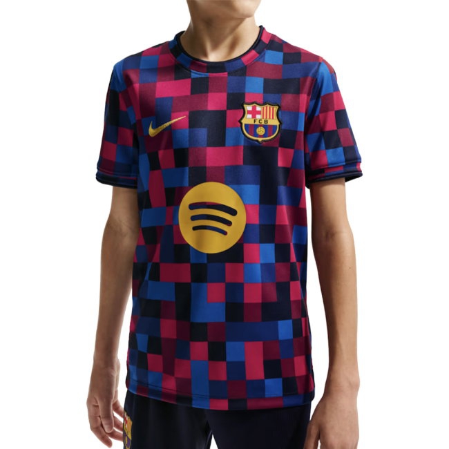 2026 2027 Barcelona Pre Match Shirt Apparel (Kids) (Messi 10)-ProGear Kits